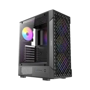 Antec VX320 ARGB ATX Mid Tower Cabinet (VX320-ARGB-BLACK)