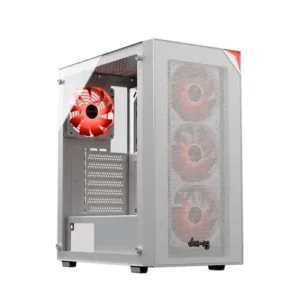 Dawg X 440 ARGB White ATX Mid Tower Cabinet (X440-ARGB-WHITE)
