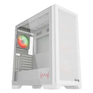 Dawg Y 720 White ARGB ATX Mid Tower Cabinet (Y720-ARGB-WHITE)