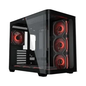 Dawg Y 820 ARGB ATX Mid Tower Cabinet (Y820-ARGB-BLACK)
