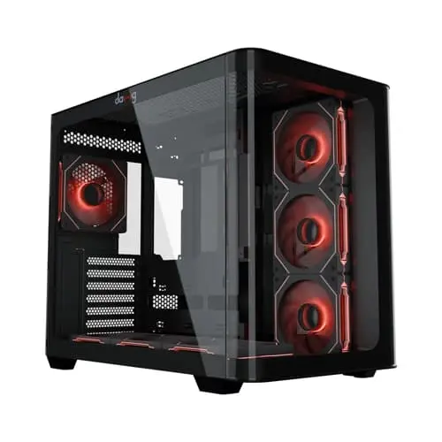 Dawg Y 820 ARGB ATX Mid Tower Cabinet (Y820-ARGB-BLACK)