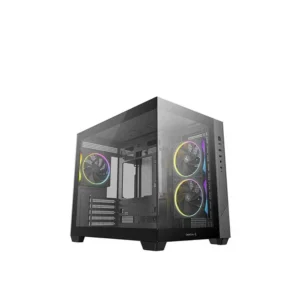 Deepcool CG330 3F Micro ATX Mid Tower Cabinet Black (R-CG330-BKNGM3-G)