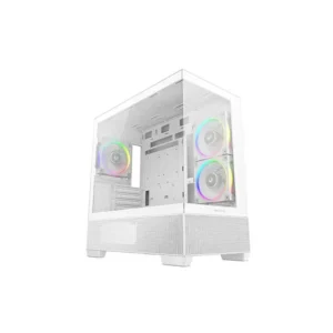 Deepcool CG380 3F Micro ATX Mid Tower Cabinet White (R-CG380-WHAGM3-G)