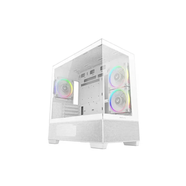 Deepcool CG380 3F Micro ATX Mid Tower Cabinet White (R-CG380-WHAGM3-G)