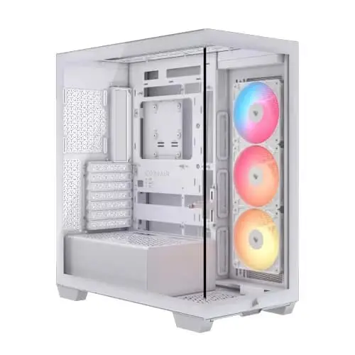 Corsair 3500X RS-R ARGB White E-ATX Mid Tower Cabinet (CC-9011323-WW)