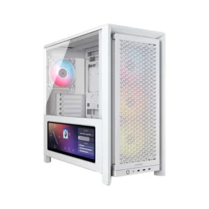 Corsair Frame 4000D LCD RS ARGB Premium Mid Tower Cabinet White (CC-9011327-WW)