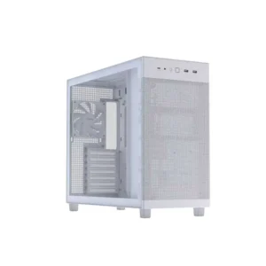 ASUS Prime AP303 Tempered Glass Panel ATX Cabinet White