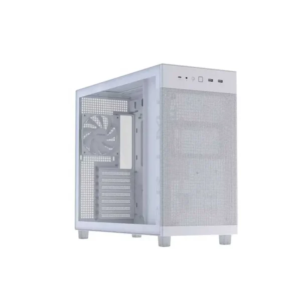 ASUS Prime AP303 Tempered Glass Panel ATX Cabinet White