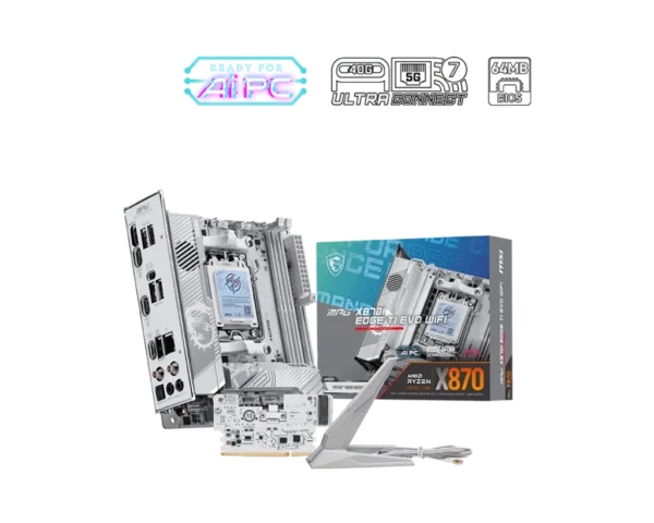 MSI MPG X870I EDGE TI EVO WIFI Mini-ITX DDR5 Motherboard
